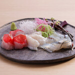 鮨 はくと - お刺身3種盛り合わせ