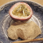岩さき - パッションフルーツとわらび餅