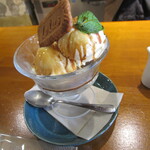 蒲田カフェ - アフォガード（エスプレッソをかけたもの）