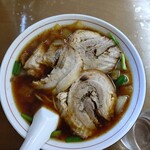 お食事処 やちよ - しょうゆらんしゅうめんチャーシュー入り（1100円）