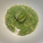 茶禅華 - そら豆　豆腐