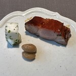 茶禅華 - ウド　大豆　焼豚