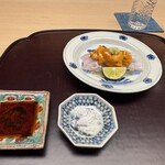 徳ㇵ本也 - ❷黒メバル（明石から直送、神経〆泳がせ）北海道の雲丹