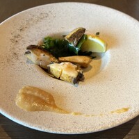 鉄板焼 摩天楼 東京スカイツリー・ソラマチ店 - 鮑 鉄板焼 摩天楼 東京スカイツリー・ソラマチ店 - 鮑