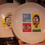 烈志笑魚油 麺香房 三く - 人気店の証拠。読売-TV・「すまたん」から皿