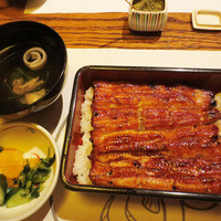 神泉いちのや - うな重　きも吸い　香の物