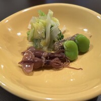 ワノフ - ホタルイカ・えんどう豆・胡麻ゴボウ・白菜