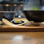 らぁ麺 紫陽花 - つけ麺　麺鉢