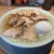 えっちゃんラーメン。 - 料理写真:溢れそうなくらいたっぷりの透き通ったスープ。と茹で卵先生。