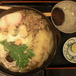 本格手打 もり家 - 鍋焼きうどん850+大90円也　美味しい！