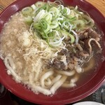 おくのうどん店 - 肉うどん+天かす