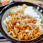 ヨコクラうどん - なめこおろしぶっかけ