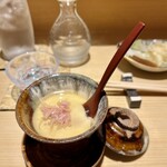 鮨 華 - ホタルイカの茶碗蒸し