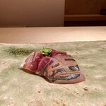 鮨 華 - 握り 鯵