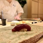 鮨 華 - 握り 本マグロ 赤身の漬け