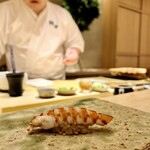 鮨 華 - 握り 車海老