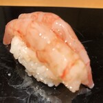 幸寿し - 甘エビ、その名通り甘い