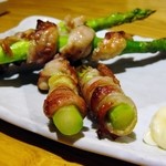 車 - せせりアスパラ巻き