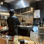 酒菜 原始焼き 竹さき - 自席から