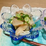 酒菜 原始焼き 竹さき - 有明クラゲ 土佐ポン酢