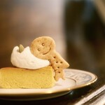 喫茶 ソラクラゲ - かぼちゃのチーズケーキ