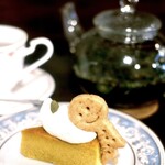 喫茶 ソラクラゲ - かぼちゃのチーズケーキ