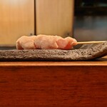 鶏一途 - 焼鳥_ささみ(レア焼き)