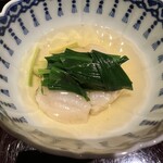 御幸町 田がわ - 行者大蒜と帆立