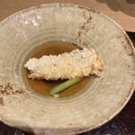 御幸町 田がわ - きすの揚げ物