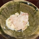 御幸町 田がわ - 鯛の刺身