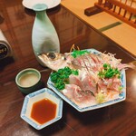 割烹 大和 - 鯵の刺身