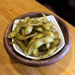 こじゃんと酒場 タチドマル - ■お通し えだまめ（にんにく醤油）が絶品！