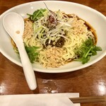 SHIBIRE-NOODLES 蝋燭屋 京橋エドグラン店 - 汁なし担々麺(倍辛) 1,200円