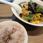 Rock’anDo - ほたるイカのトマトまぜそば＋イイダコの炊込みご飯