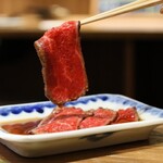 厳選焼肉 一石三鳥 - 和牛たたき