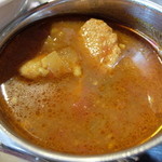 ネパール家庭料理 麦 - チキンカレー 2014年8月