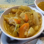 ネパール家庭料理 麦 - 野菜カレー 2014年8月
