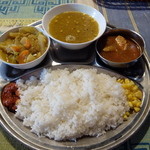 ネパール家庭料理 麦 - スープカレーセット（750円）2014年8月
