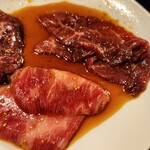 大昌園 麻布十番店 - 赤身三種盛り