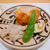 鮨 功 - 河豚天ぷら
