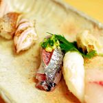 つばさ寿司本店 - 白身づくし③（写真１枚におさめるの難しい）