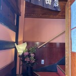 五代目 野田岩 - 新館入り口入って2階へ