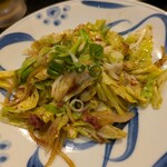 竹や - キャベツとコンビーフの炒め