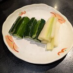 竹や - キュウリとセロリ