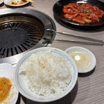 焼肉 南大門 - 追加 カルビ2人前・ライス大