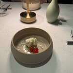 Crevette Dining - クレームダンジュとオスミックトマト