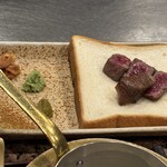 鉄板焼ステーキ 一ッ葉ミヤチク - 