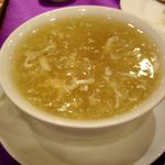 竹家莊避風塘漁家料理 - 竹家荘カニ肉入りツバメの巣のスープ