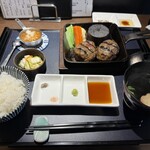 ハンバーグかしわ野 - 宮崎牛ハンバーグセット