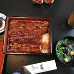 うなぎ 善 - 鰻重　タレが甘くなりがちだが、コクが強く、甘味を弱めにしており、すごく食べやすかったです。